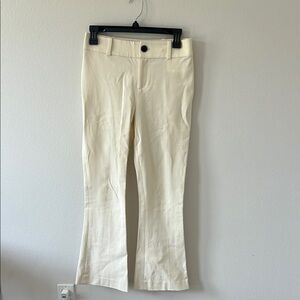 Club Monaco Cream Flared Pants